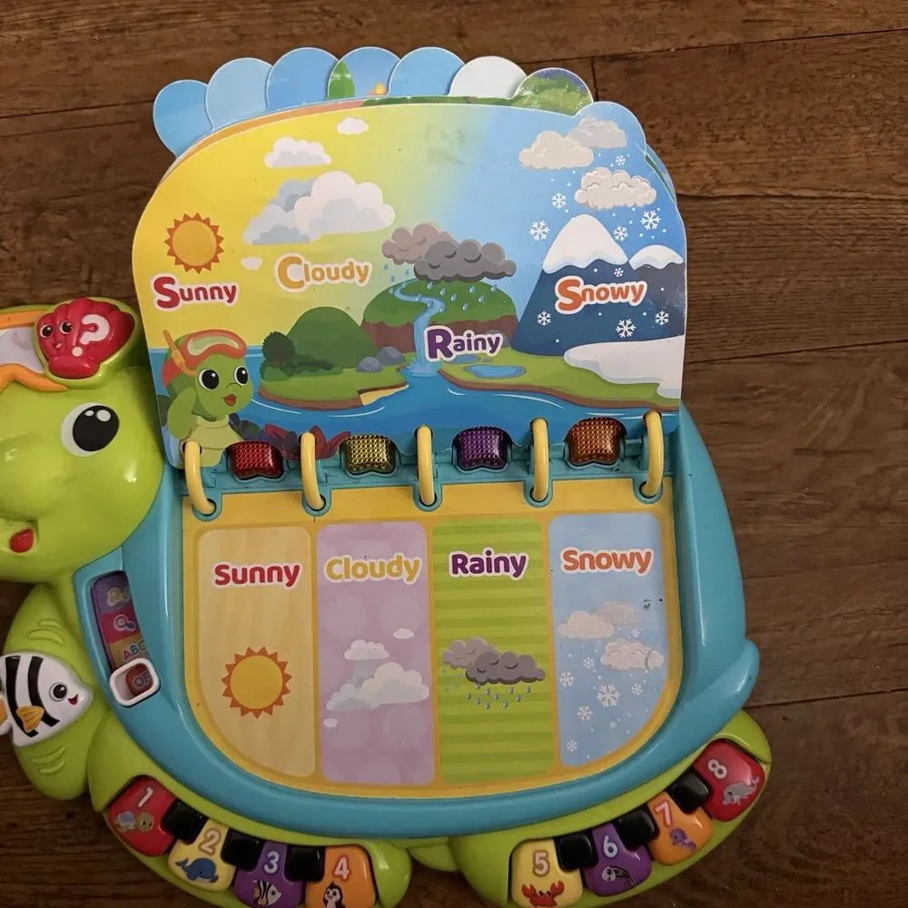 VTech Touch and Teach Turtle Book Educational Baby Activity Alphabet Numbers